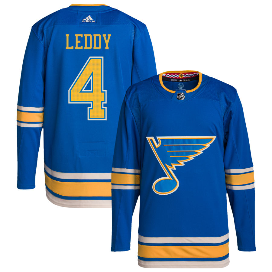 Nick Leddy St. Louis Blues adidas Alternate Authentic Pro Jersey - Blue