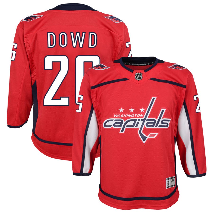 Nic Dowd Washington Capitals Youth Home Premier Jersey - Red