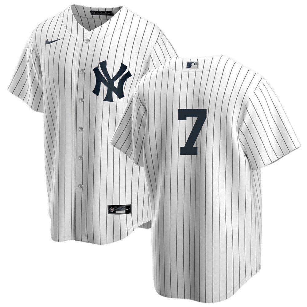 Men's New York Yankees Mickey Mantle Replica Home Jersey - White