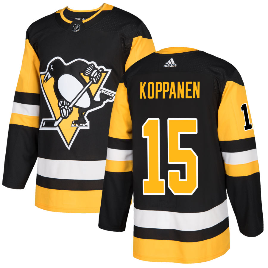 Joona Koppanen Pittsburgh Penguins adidas Authentic Jersey - Black