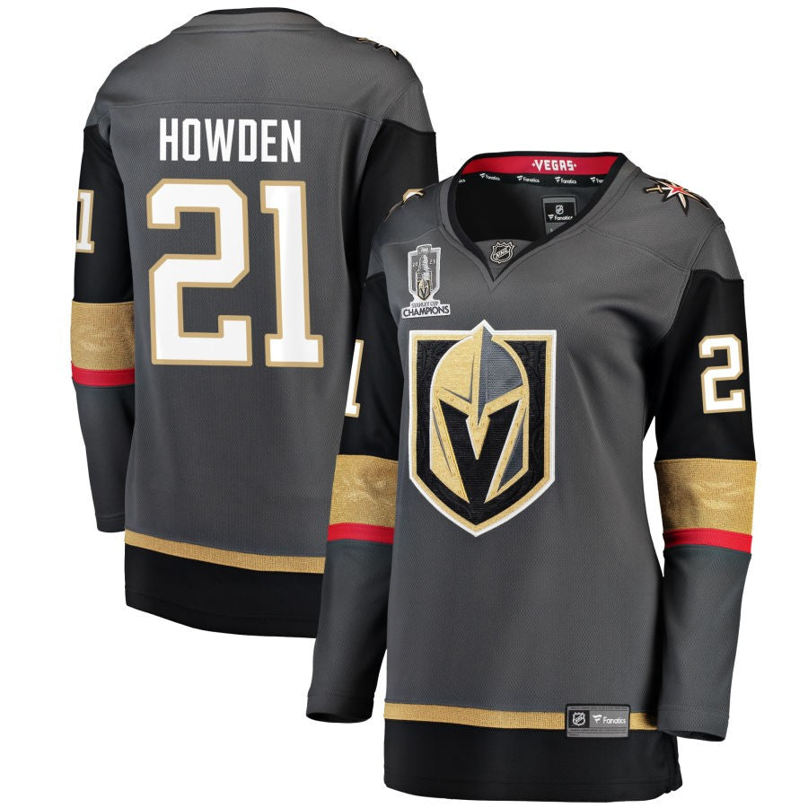 Brett Howden  Vegas Golden Knights Fanatics Branded Women's 2023 Stanley Cup Champions Alternate Breakaway Jersey - Black