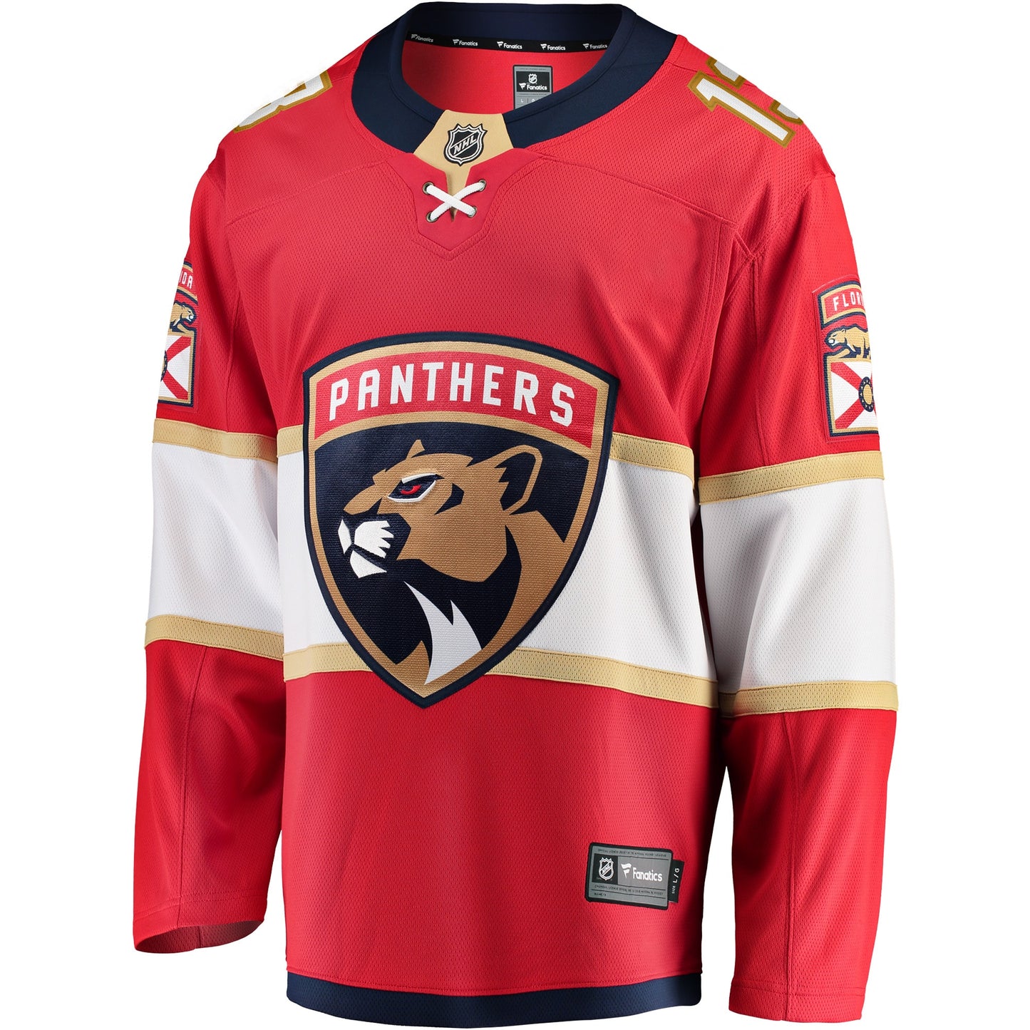 Sam Reinhart Florida Panthers Fanatics Branded Breakaway Player Jersey - Red