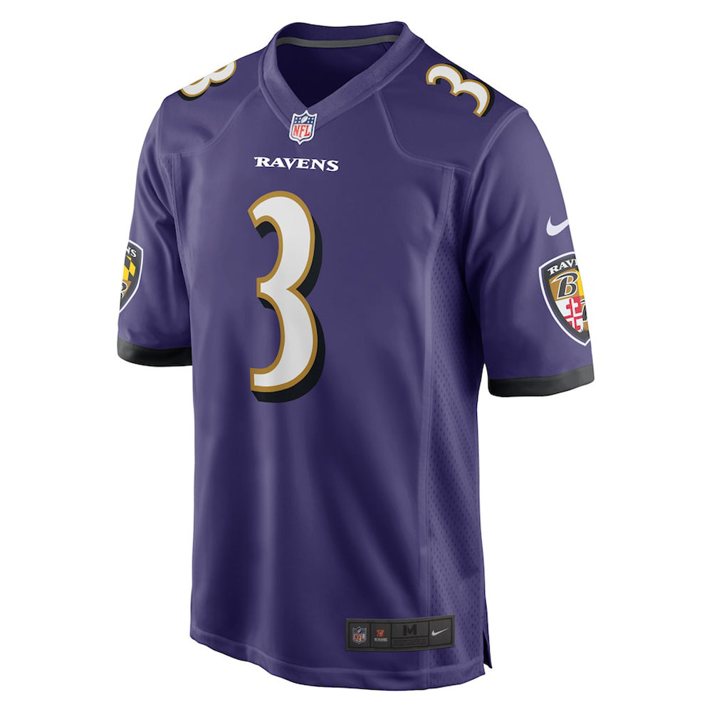 Men's Baltimore Ravens Odell Beckham Jr. Game Jersey - Purple