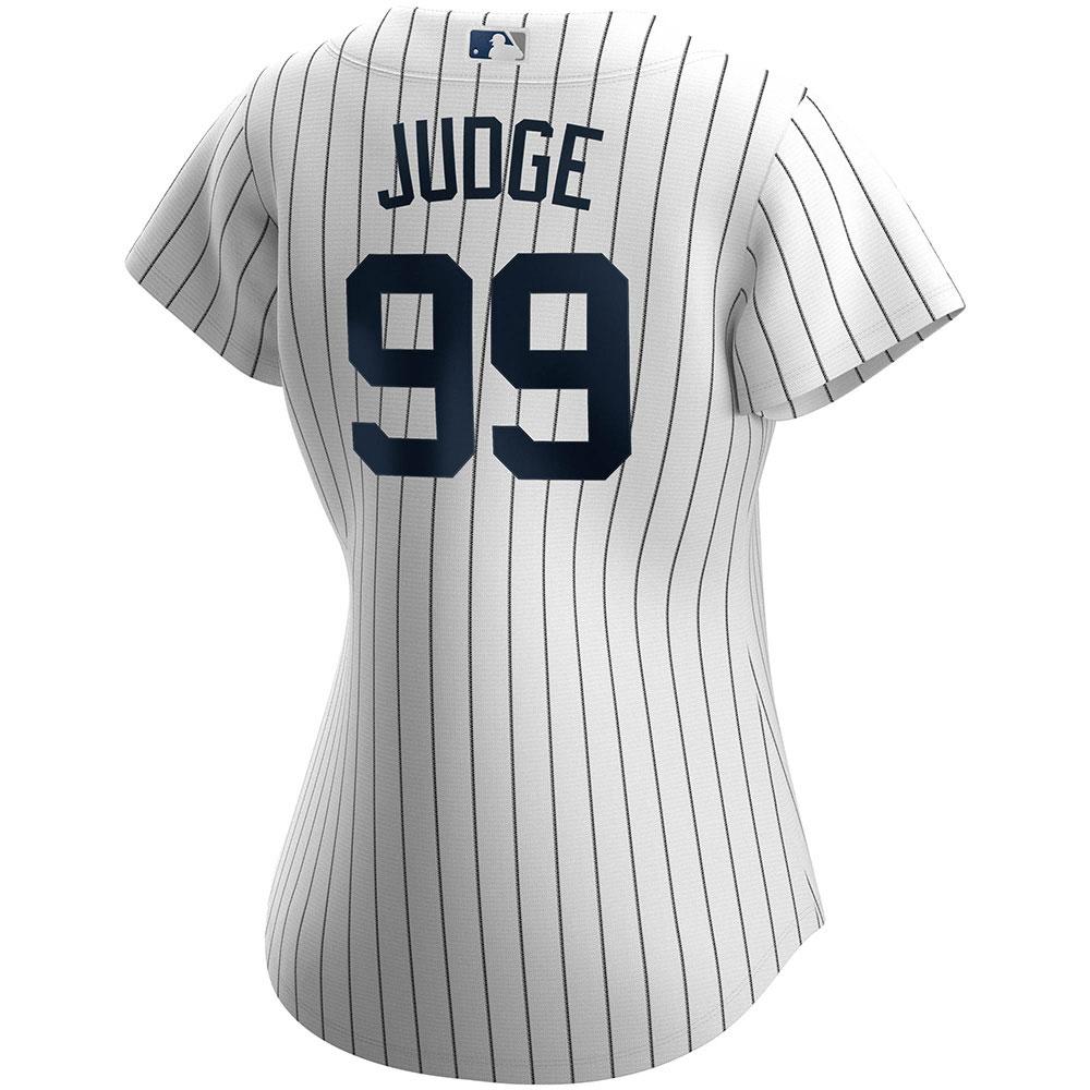 Womens New York Yankees Aaron Judge Cool Base Replica Jersey White