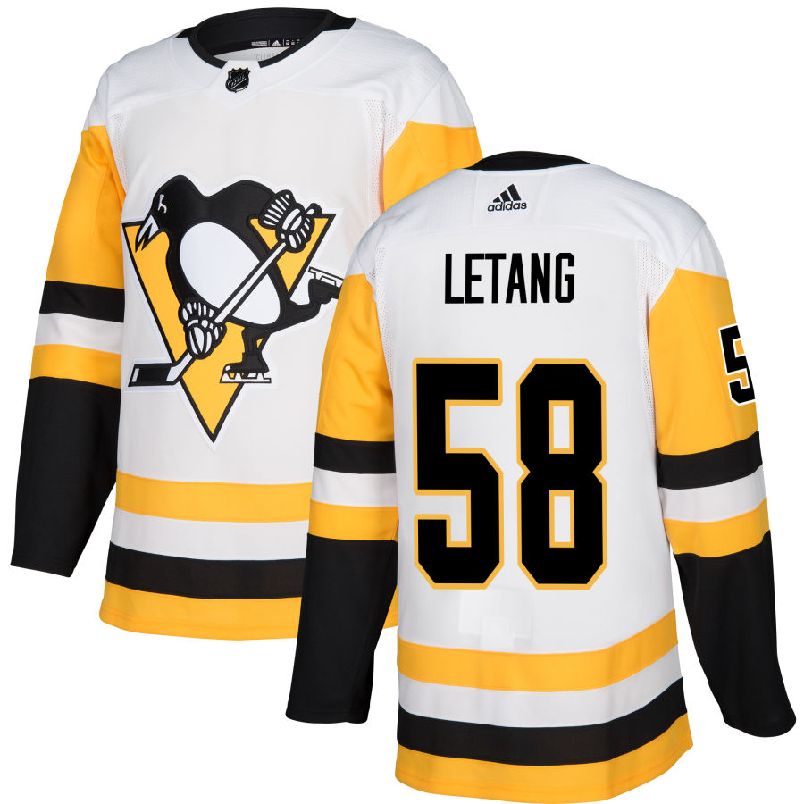 Kris Letang Pittsburgh Penguins adidas Authentic Jersey - White