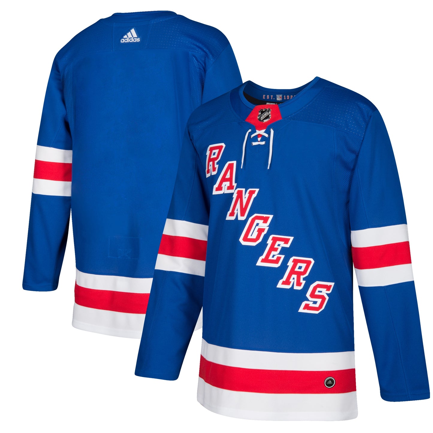 New York Rangers adidas Home Authentic Blank Jersey - Royal