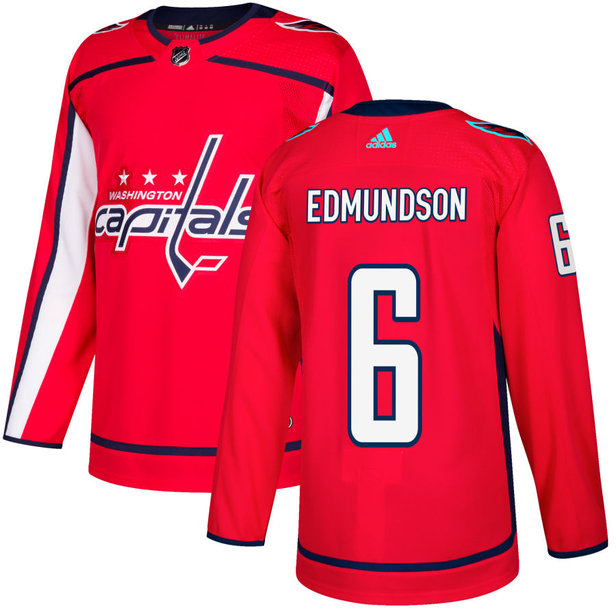 Joel Edmundson Washington Capitals adidas Authentic Jersey - Red