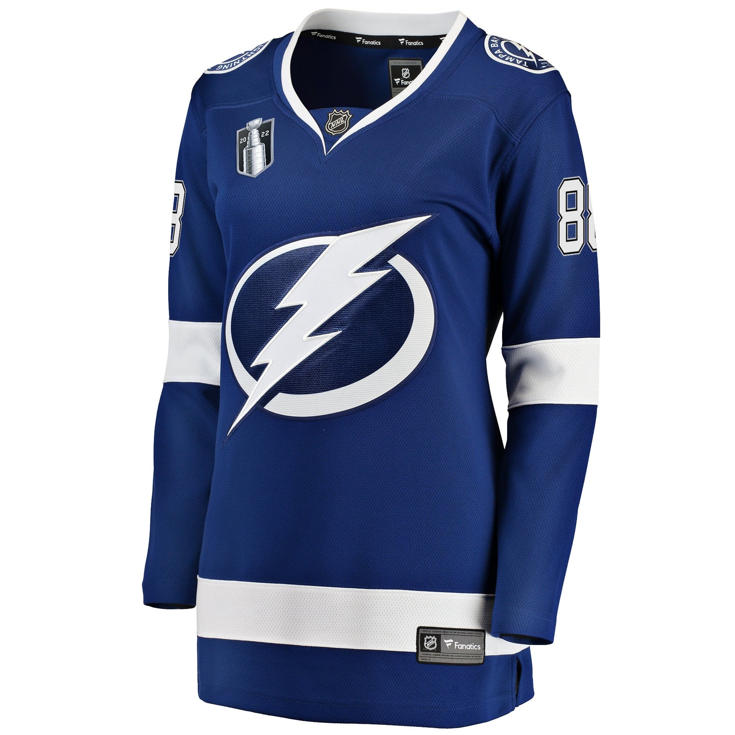 Andrei Vasilevskiy Tampa Bay Lightning Fanatics Branded Women's Home 2022 Stanley Cup Final Breakaway Player Jersey - Blue
