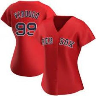Womens Boston Red Sox Alex Verdugo Cool Base Replica Jersey Red