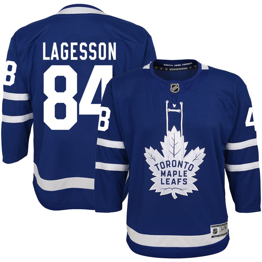 William Lagesson Toronto Maple Leafs Youth Home Premier Jersey - Blue