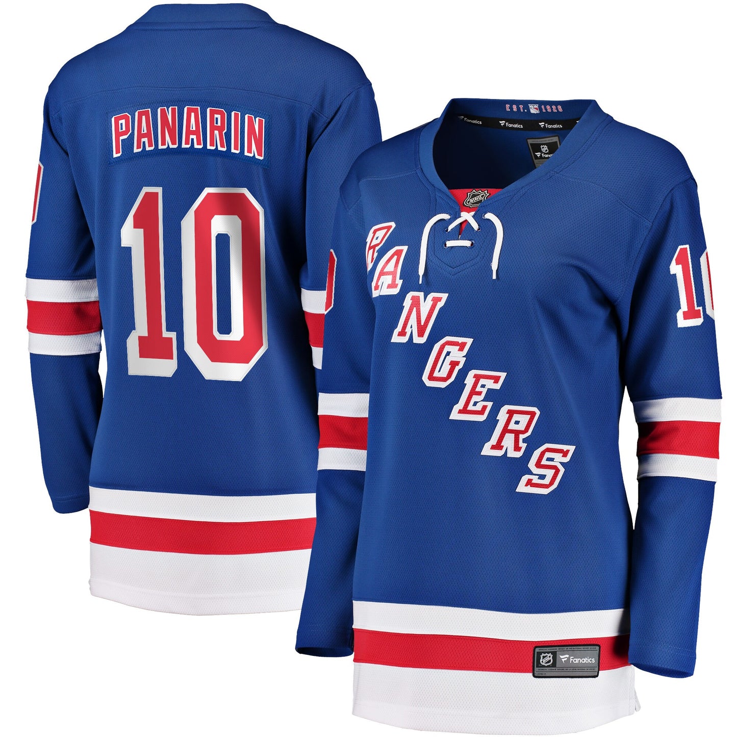 Artemi Panarin New York Rangers Fanatics Branded Women's Home Premier Breakaway Player Jersey - Blue