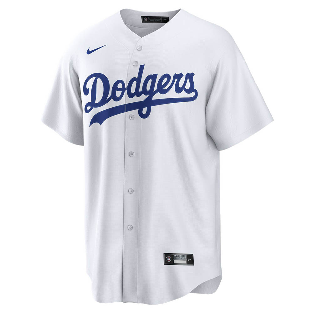 Youth Los Angeles Dodgers Dustin May Cool Base Replica Home Jersey - White